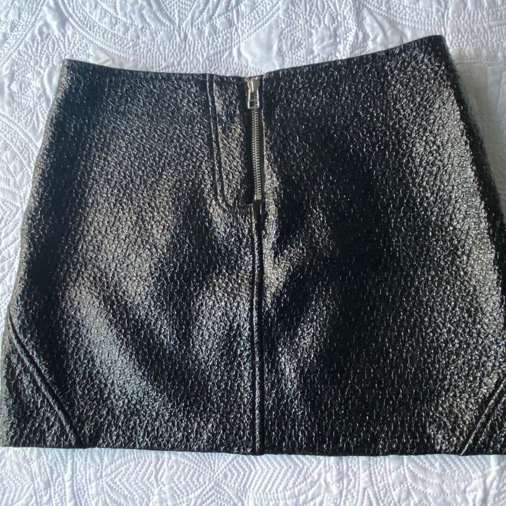 Zara mini skirt front zíper